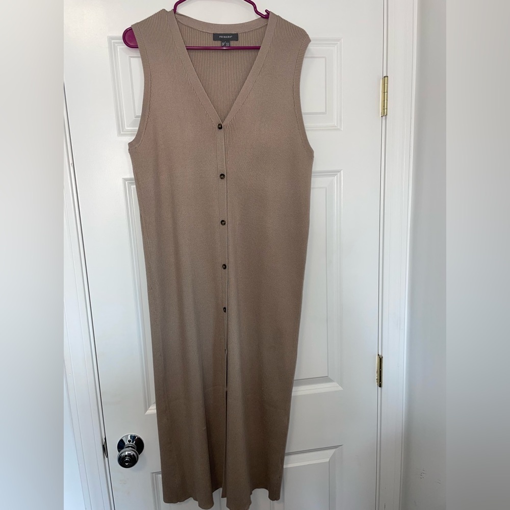 Vest maxi dress